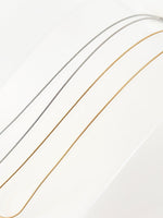 Snake Chain Necklace - Jas | Gold & silver necklace - Jas | Perfect On You