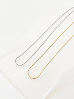 Snake Chain Necklace - Jas | Gold & silver necklace - Jas | Perfect On You