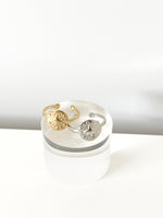 Solar Medallion Ring - Jas | Gold & silver ring - Jas | Perfect On You