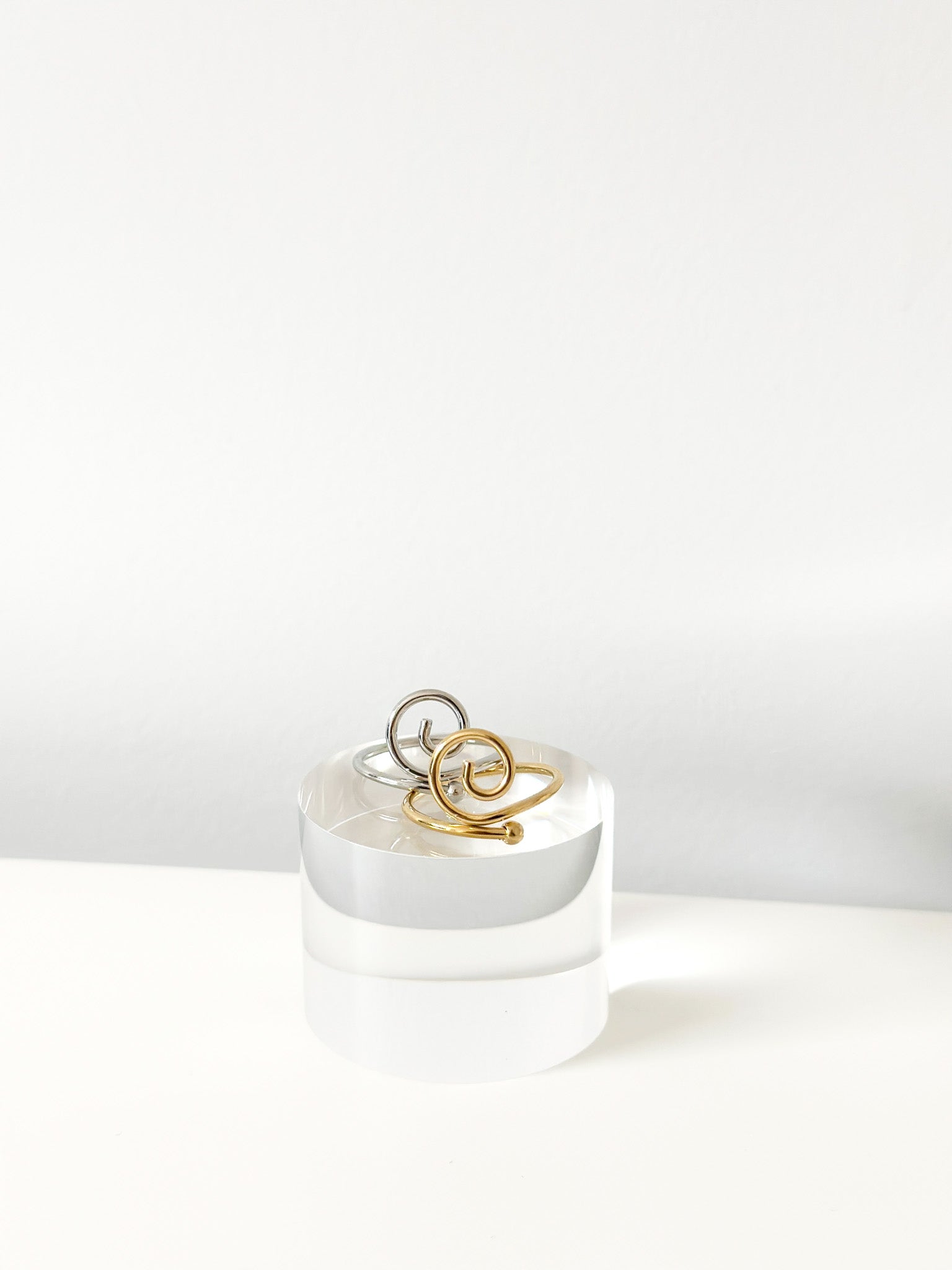 Spiral Soul Ring - Jas | Gold & silver ring - Jas | Perfect On You