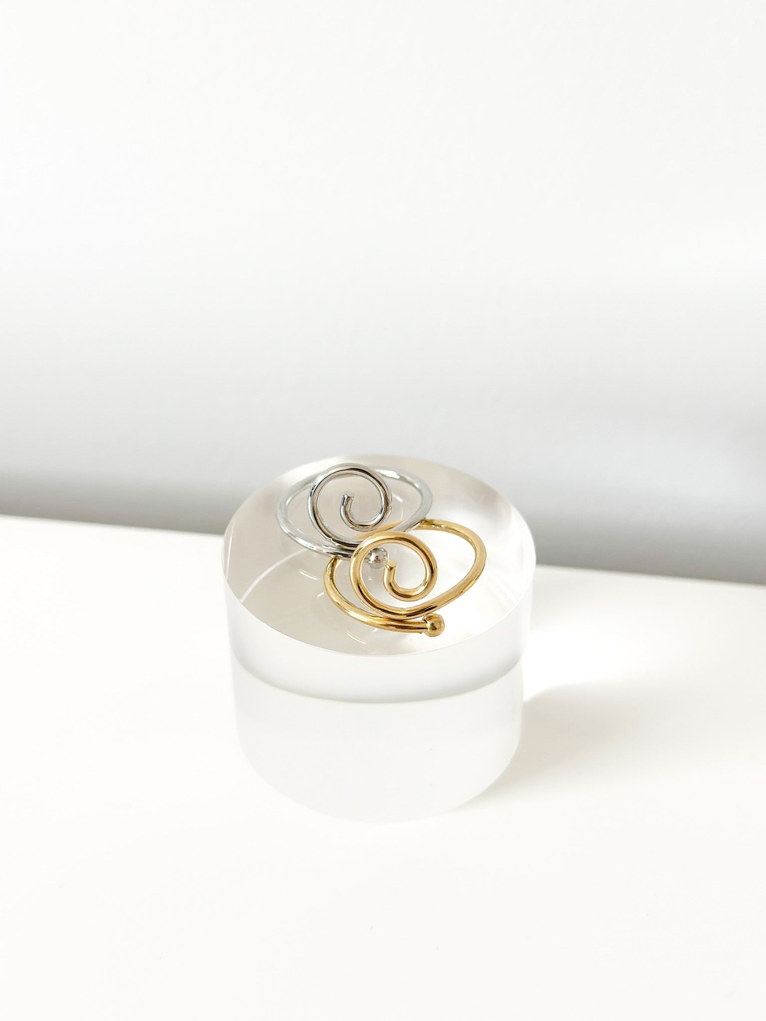 Spiral Soul Ring - Jas | Gold & silver ring - Jas | Perfect On You
