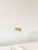 Spiral Starfish Earrings - Jas | Gold Earring - Jas | Perfect On You