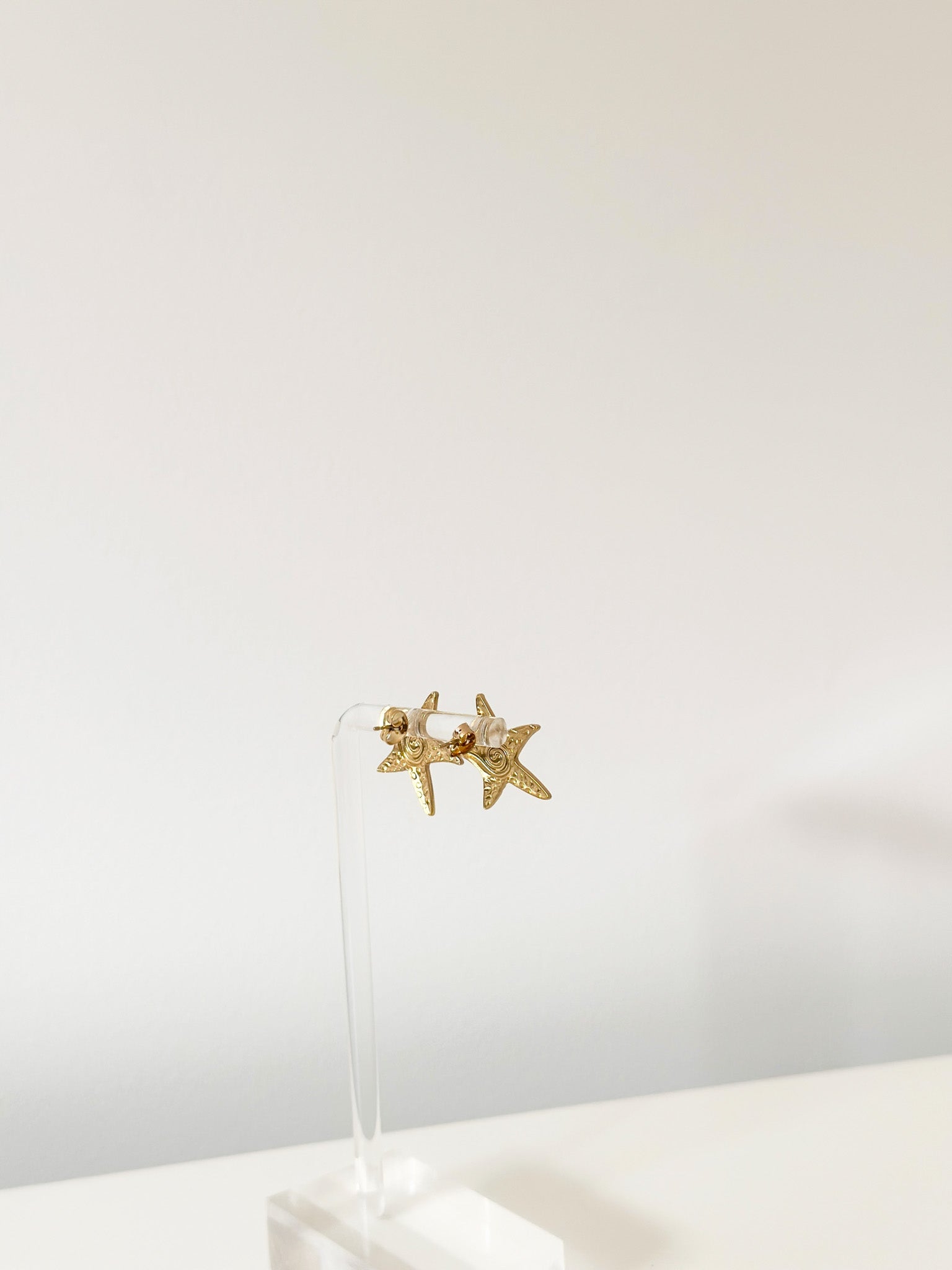 Spiral Starfish Earrings - Jas | Gold Earring - Jas | Perfect On You