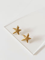 Spiral Starfish Earrings - Jas | Gold Earring - Jas | Perfect On You