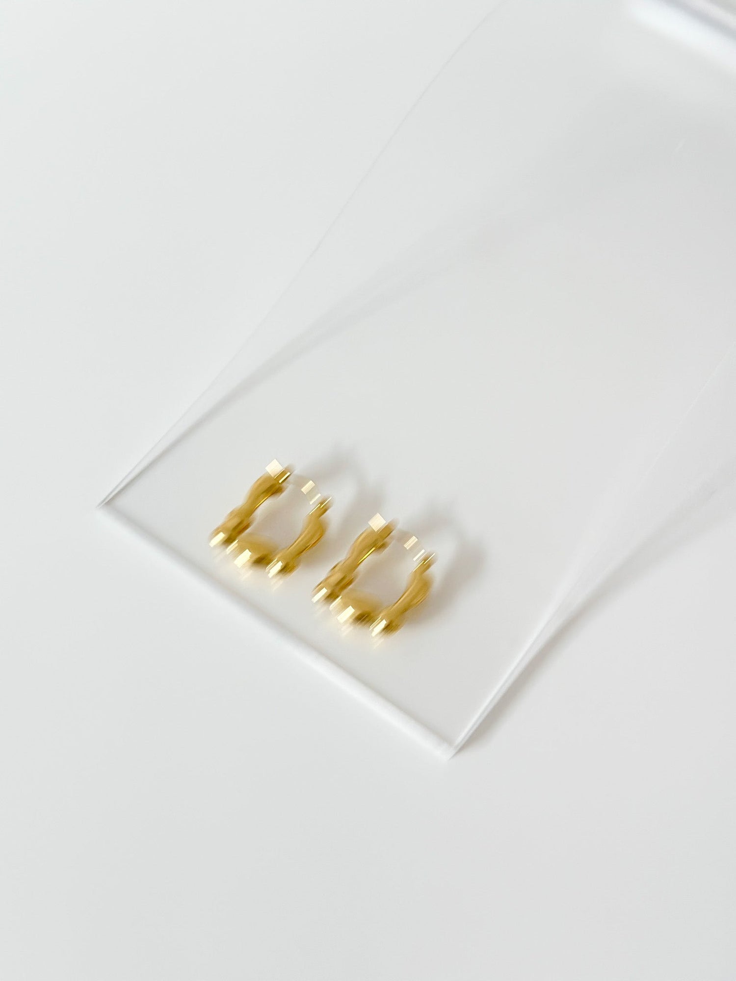 Square Bubble - Jas | Hoop Earrings - Jas | Perfect On You