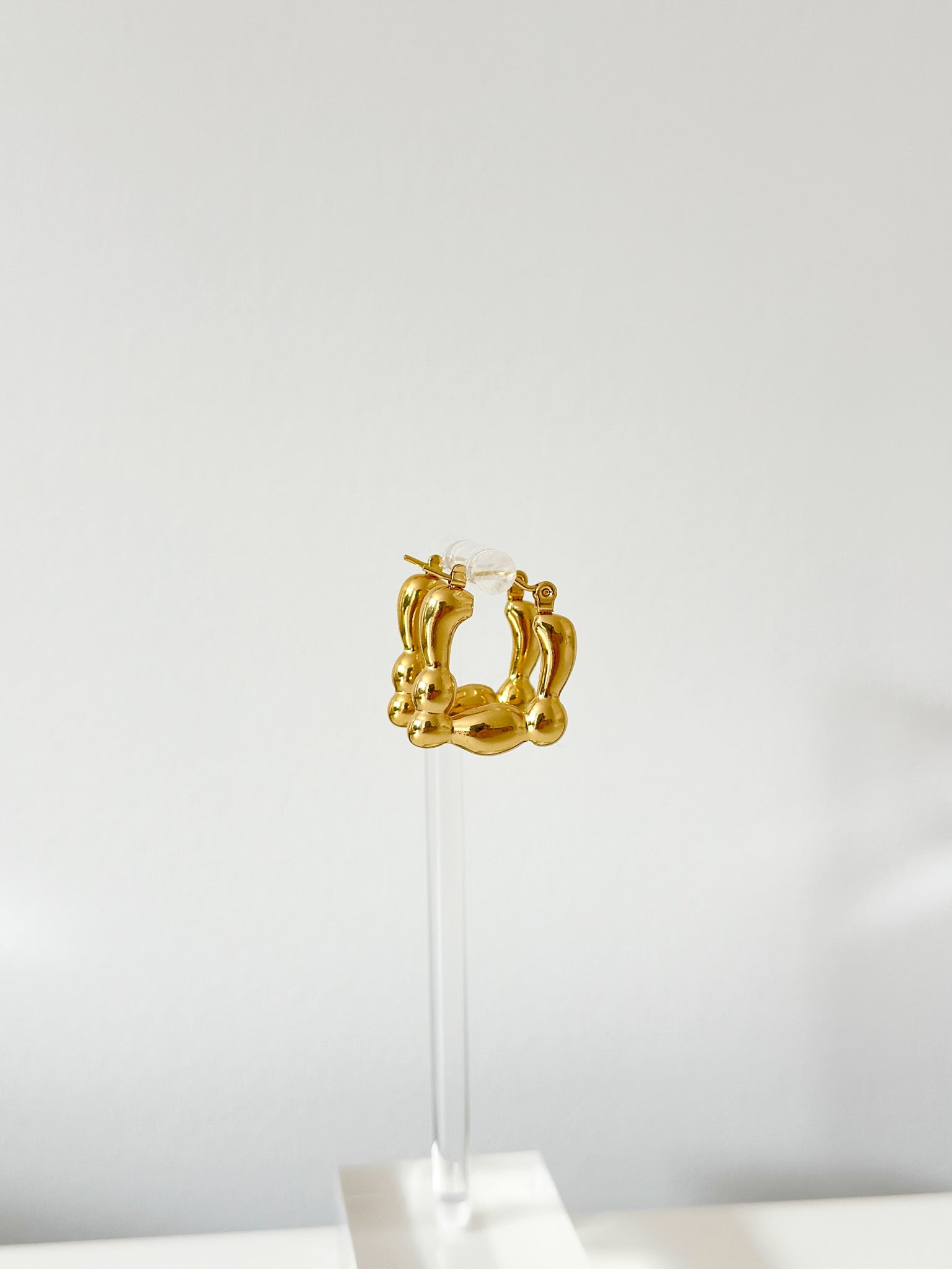 Square Bubble - Jas | Hoop Earrings - Jas | Perfect On You