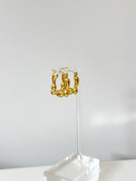 Square Bubble - Jas | Hoop Earrings - Jas | Perfect On You