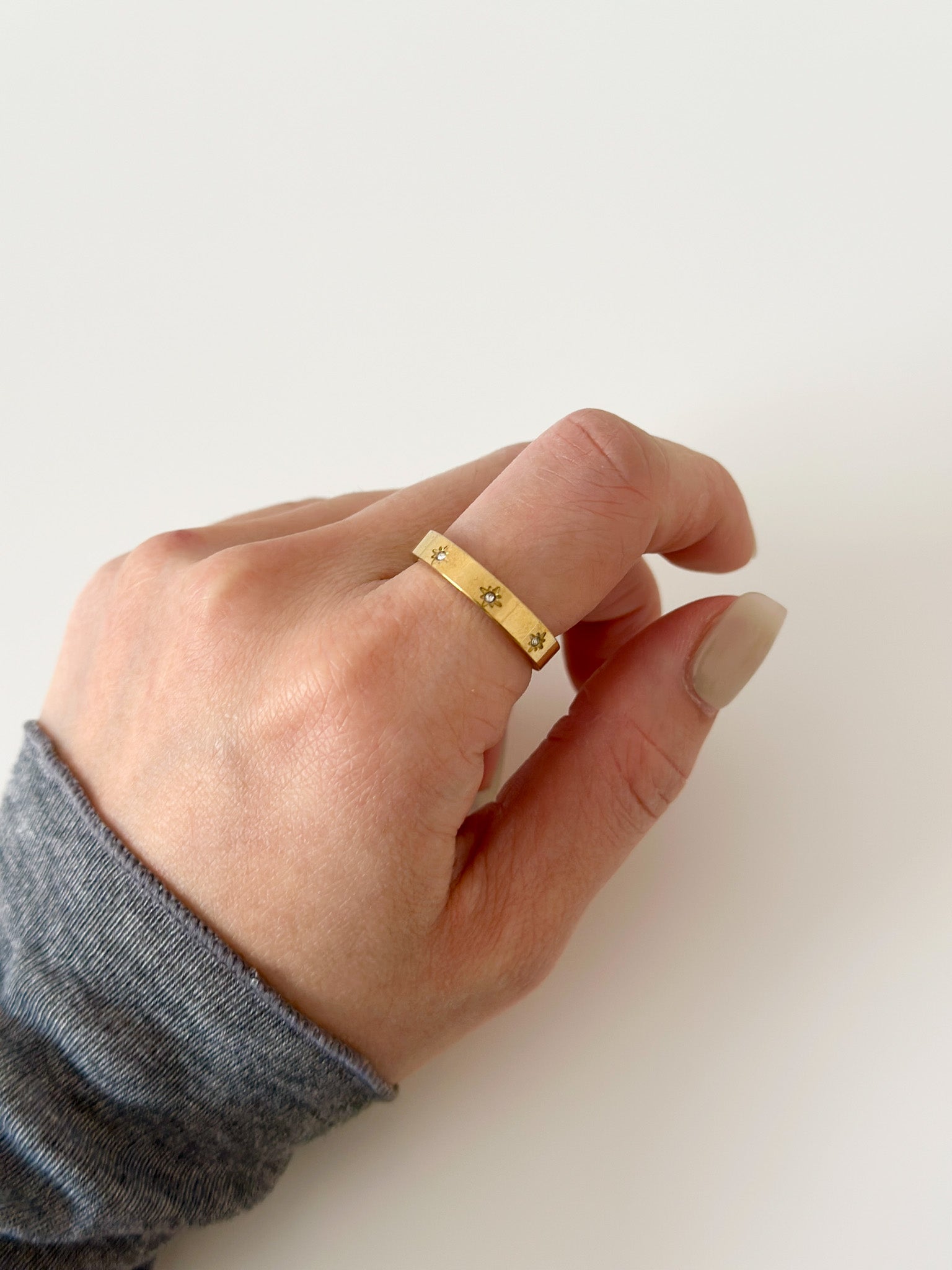 Starbeam band - Jas | Gold & silver ring - Jas | Perfect On You