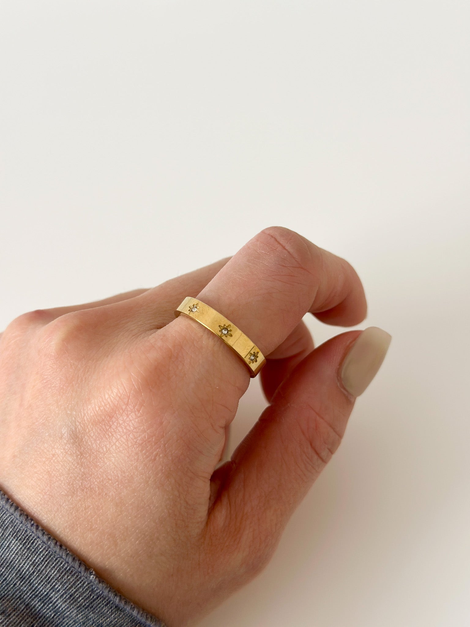 Starbeam band - Jas | Gold & silver ring - Jas | Perfect On You