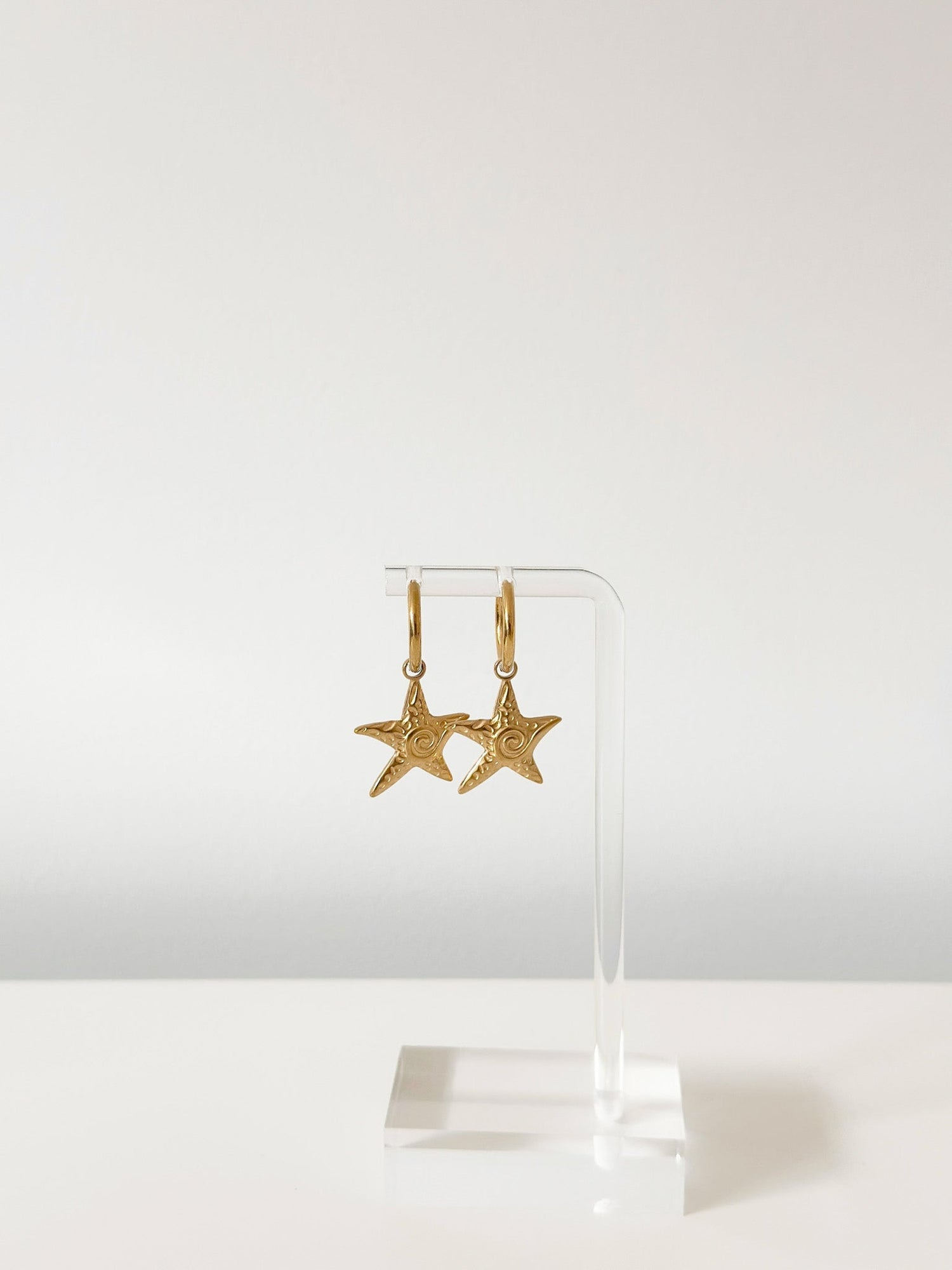 Starlit Sea Hoop Earrings - Jas | Gold Earring - Jas | Perfect On You
