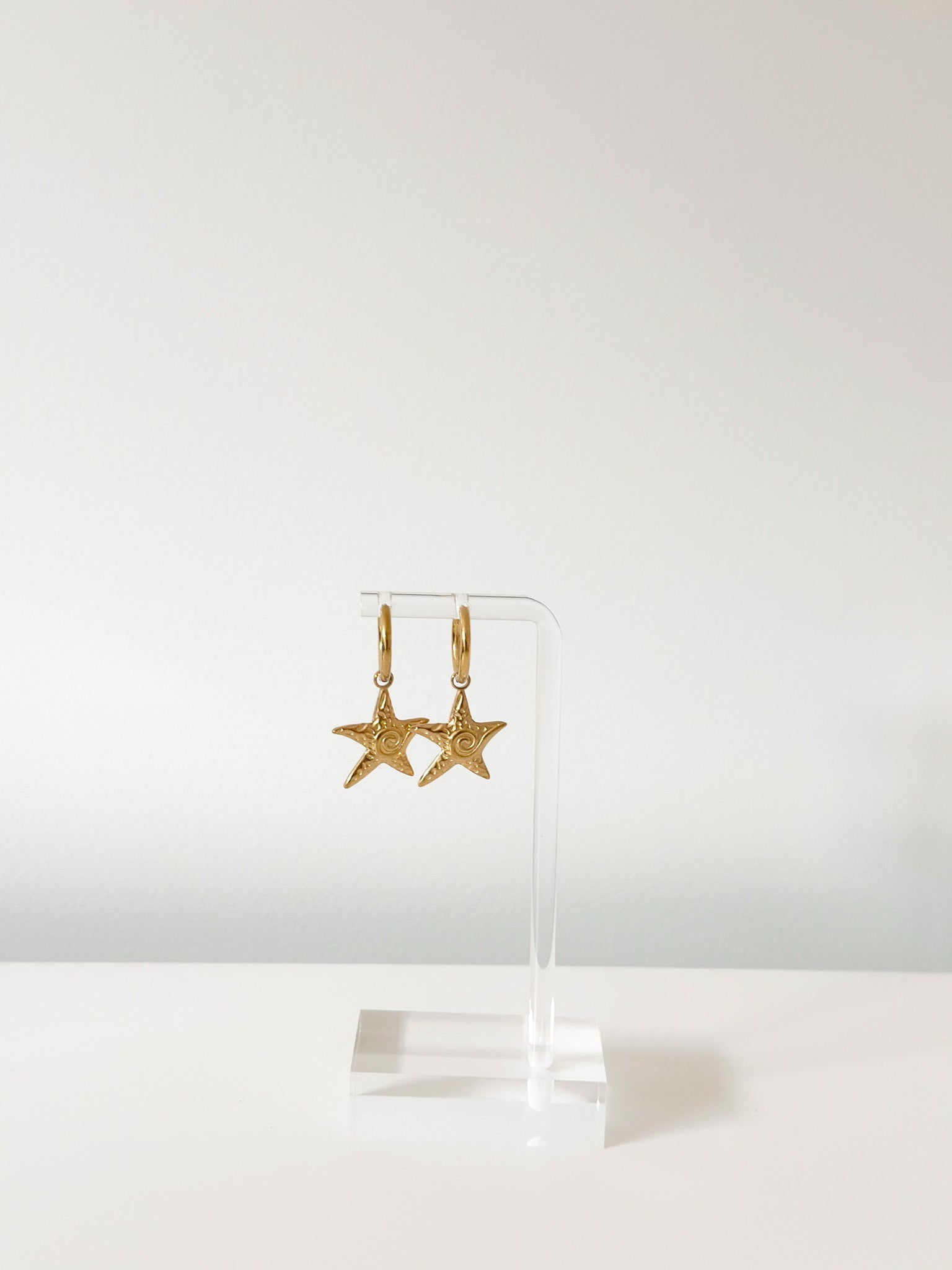 Starlit Sea Hoop Earrings - Jas | Gold Earring - Jas | Perfect On You