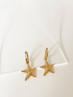 Starlit Sea Hoop Earrings - Jas | Gold Earring - Jas | Perfect On You