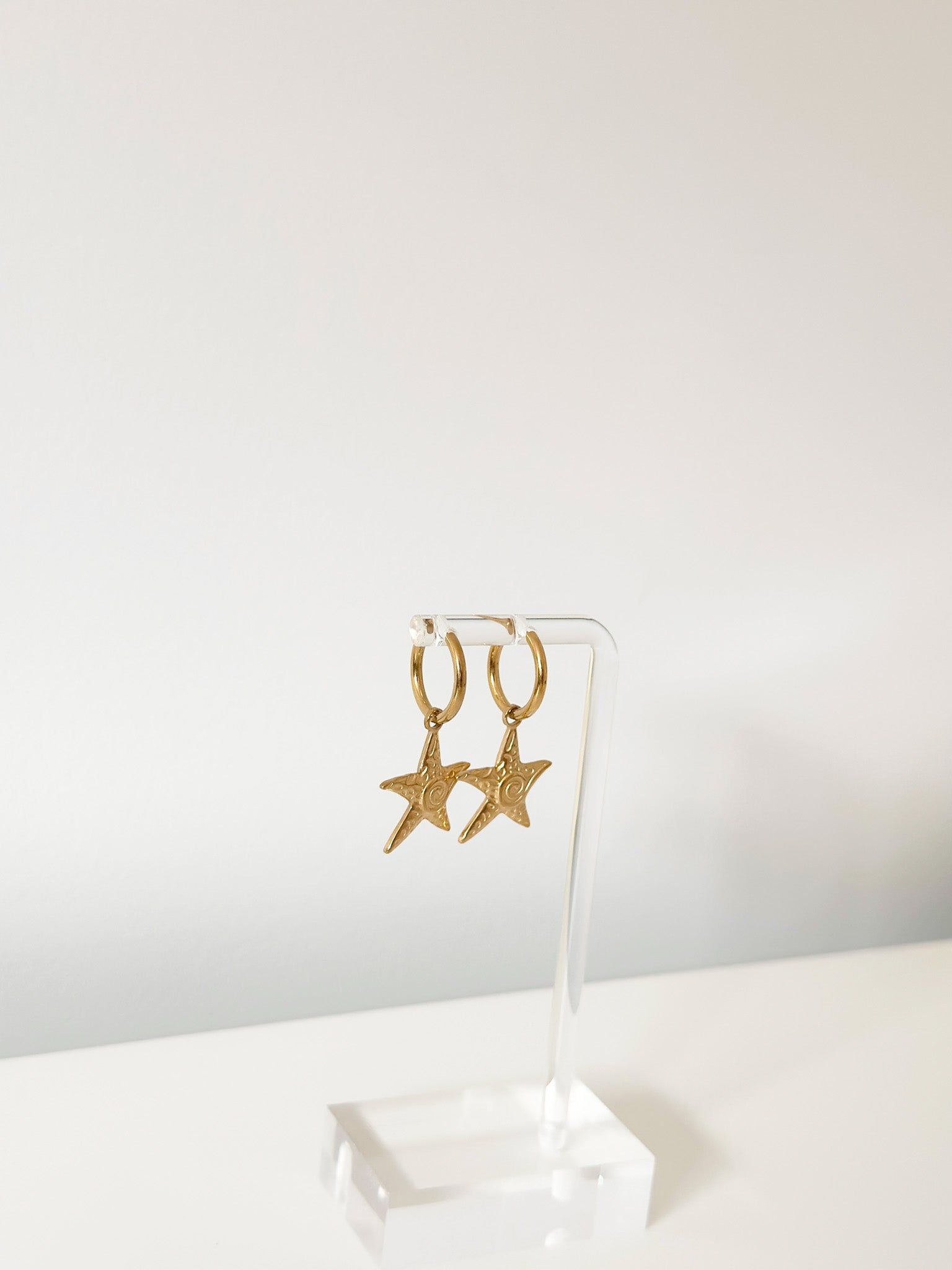Starlit Sea Hoop Earrings - Jas | Gold Earring - Jas | Perfect On You