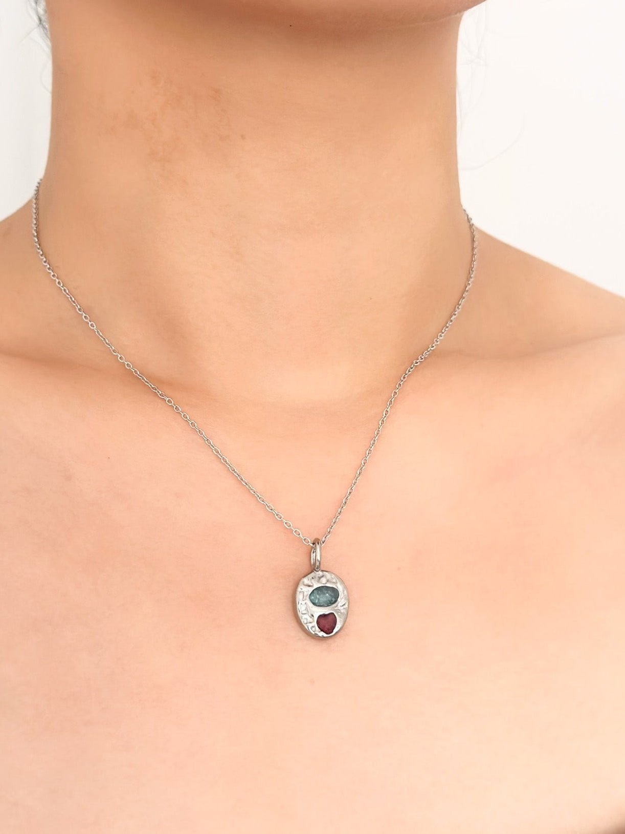 Stellar Rose - JAS | Silver necklace - Jas | Perfect On You