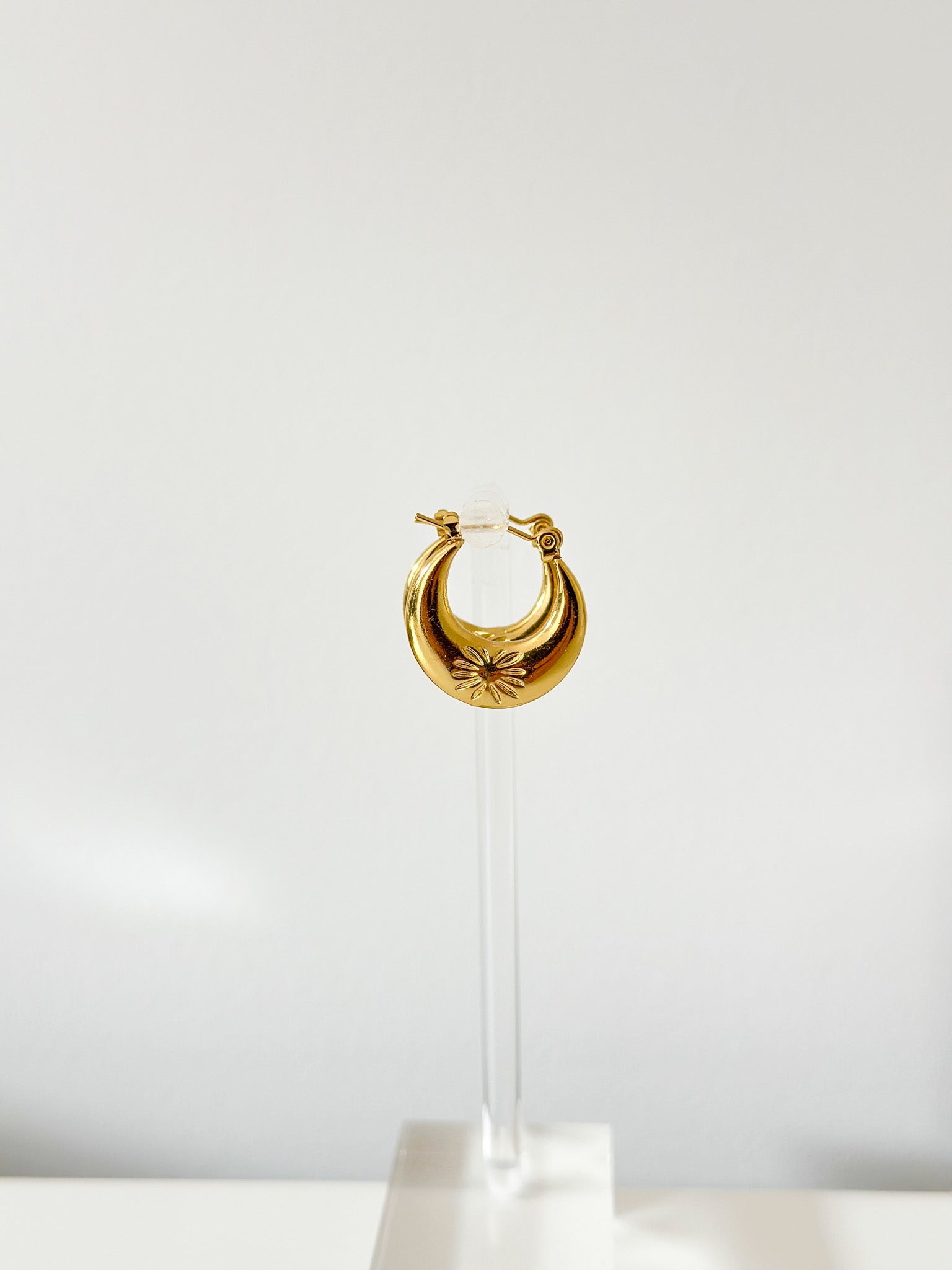 Sunburst Engraved - Jas | Hoop Earrings - Jas | Perfect On You