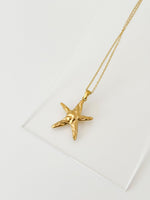 Textured Starfish Pendant Necklace - Jas | Gold & silver necklace - Jas | Perfect On You