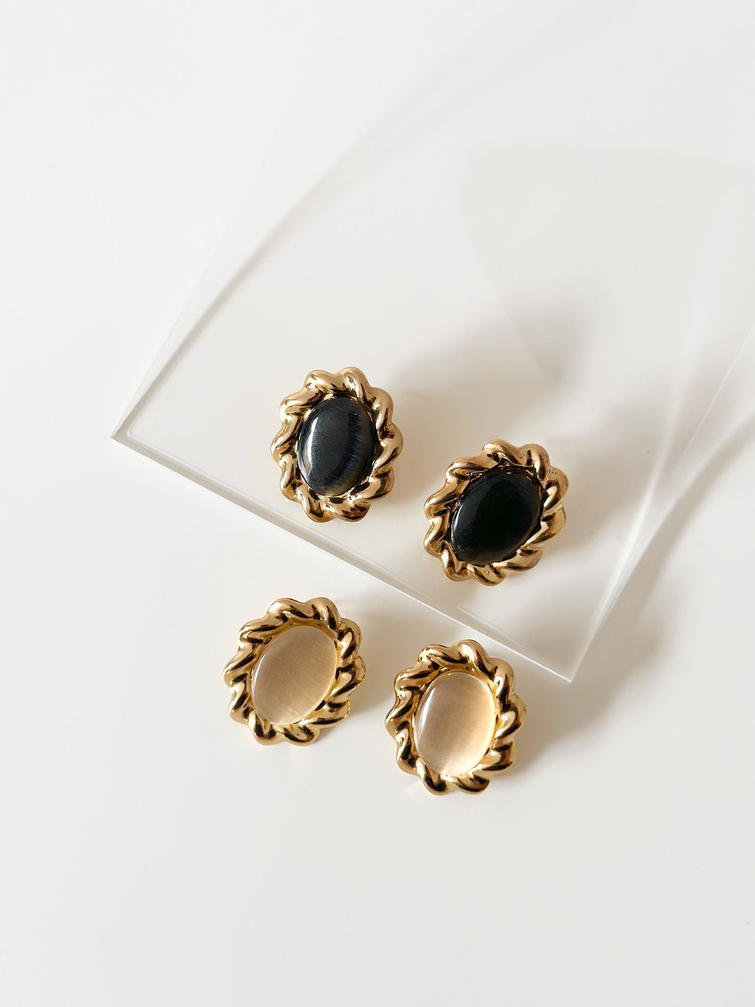 Twilight Gem Earrings - Jas | Gold Earring - Jas | Perfect On You