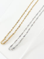 Twist Chain Necklace - Jas | Gold & silver necklace - Jas | Perfect On You