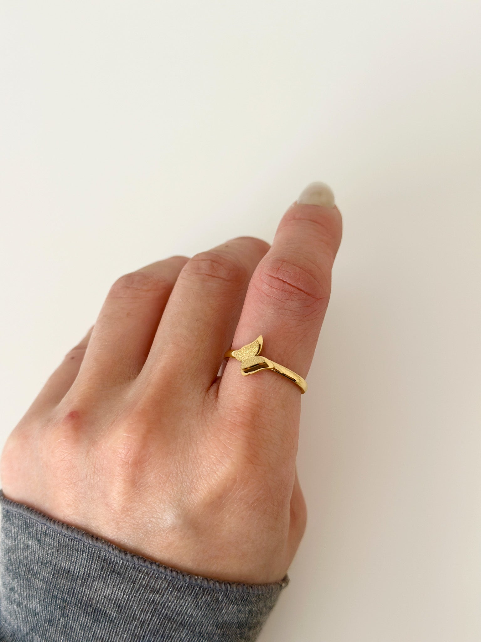 V Butterfly Ring - Jas | Gold Ring - Jas | Perfect On You
