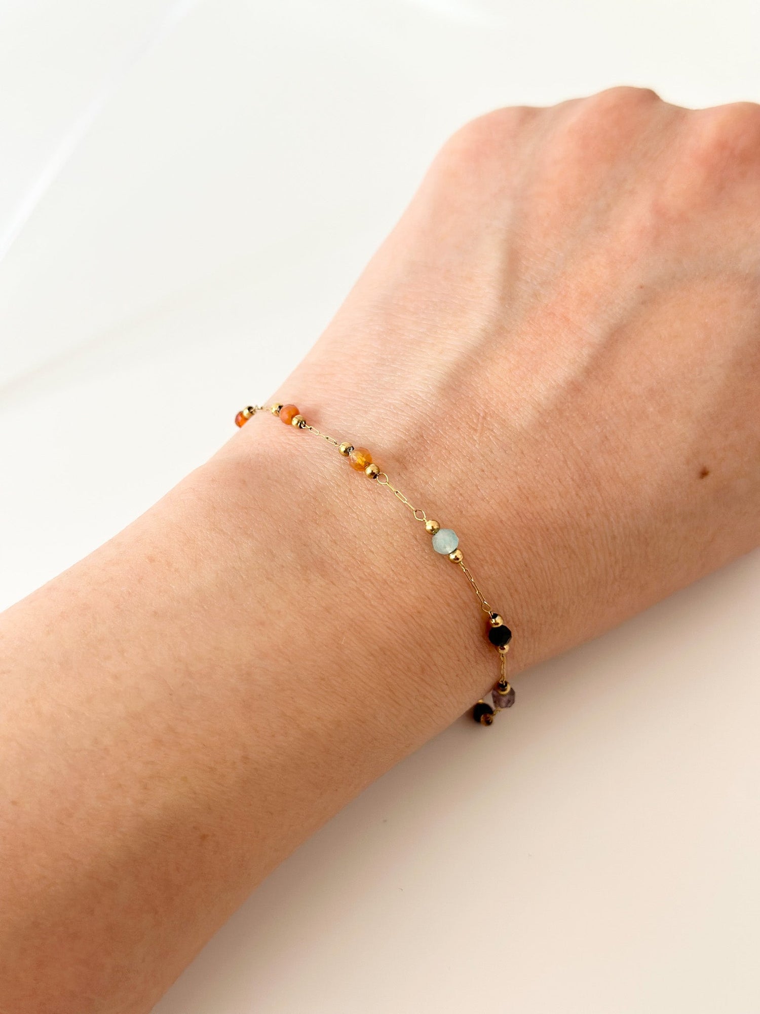 Vintage Beaded Bracelet - Jas | Gold bracelet - Jas | Perfect On You