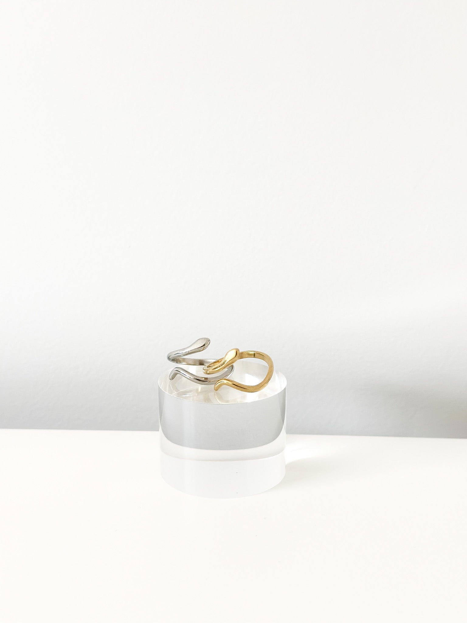 Wave Duo Ring - Jas | Gold & silver ring - Jas | Perfect On You