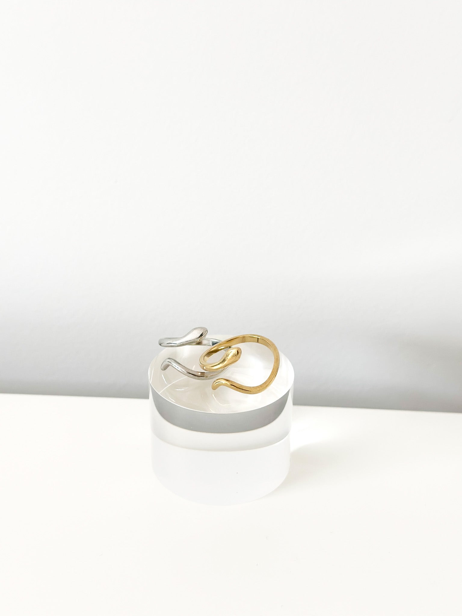 Wave Duo Ring - Jas | Gold & silver ring - Jas | Perfect On You