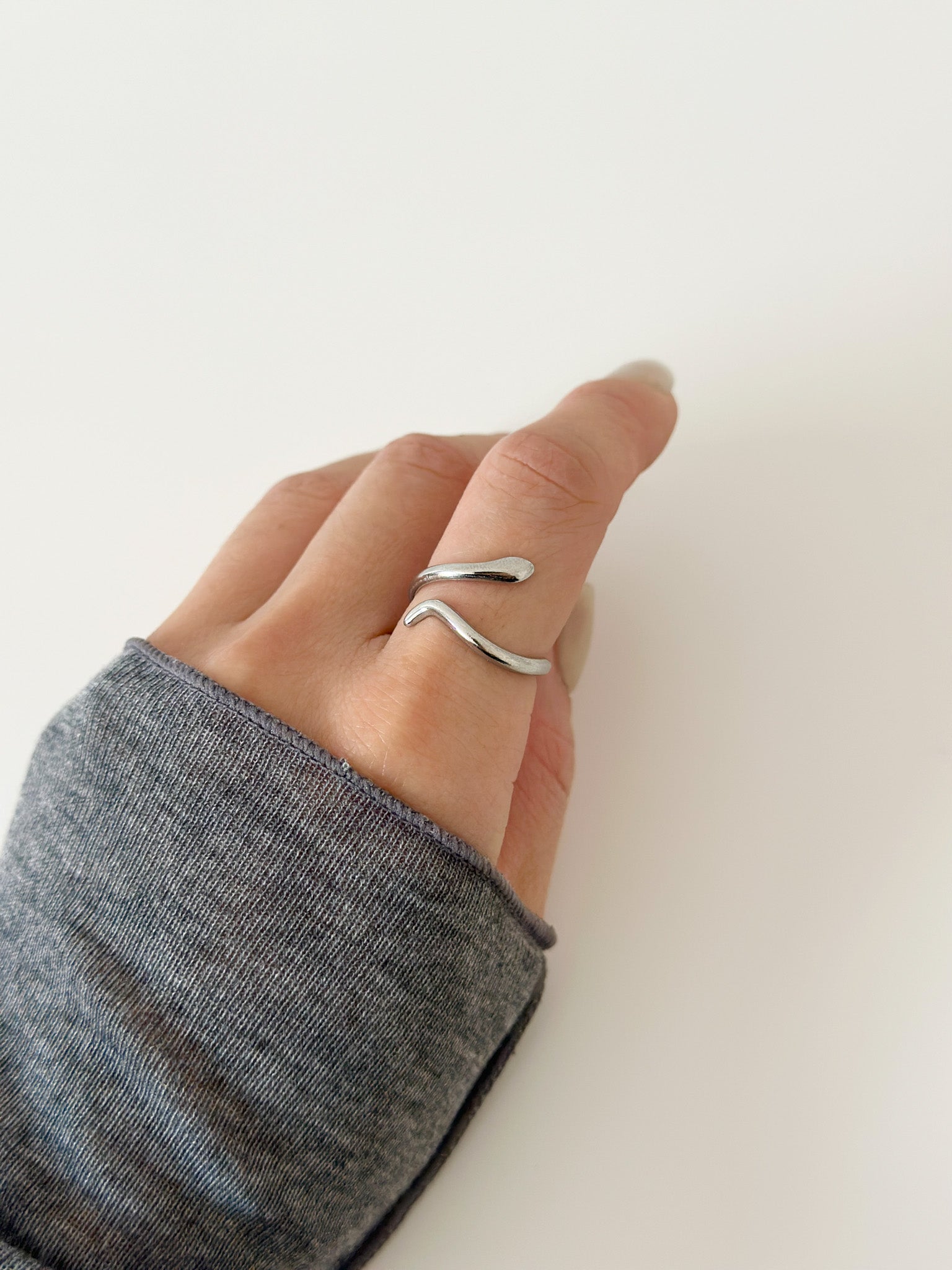 Wave Duo Ring - Jas | Gold & silver ring - Jas | Perfect On You