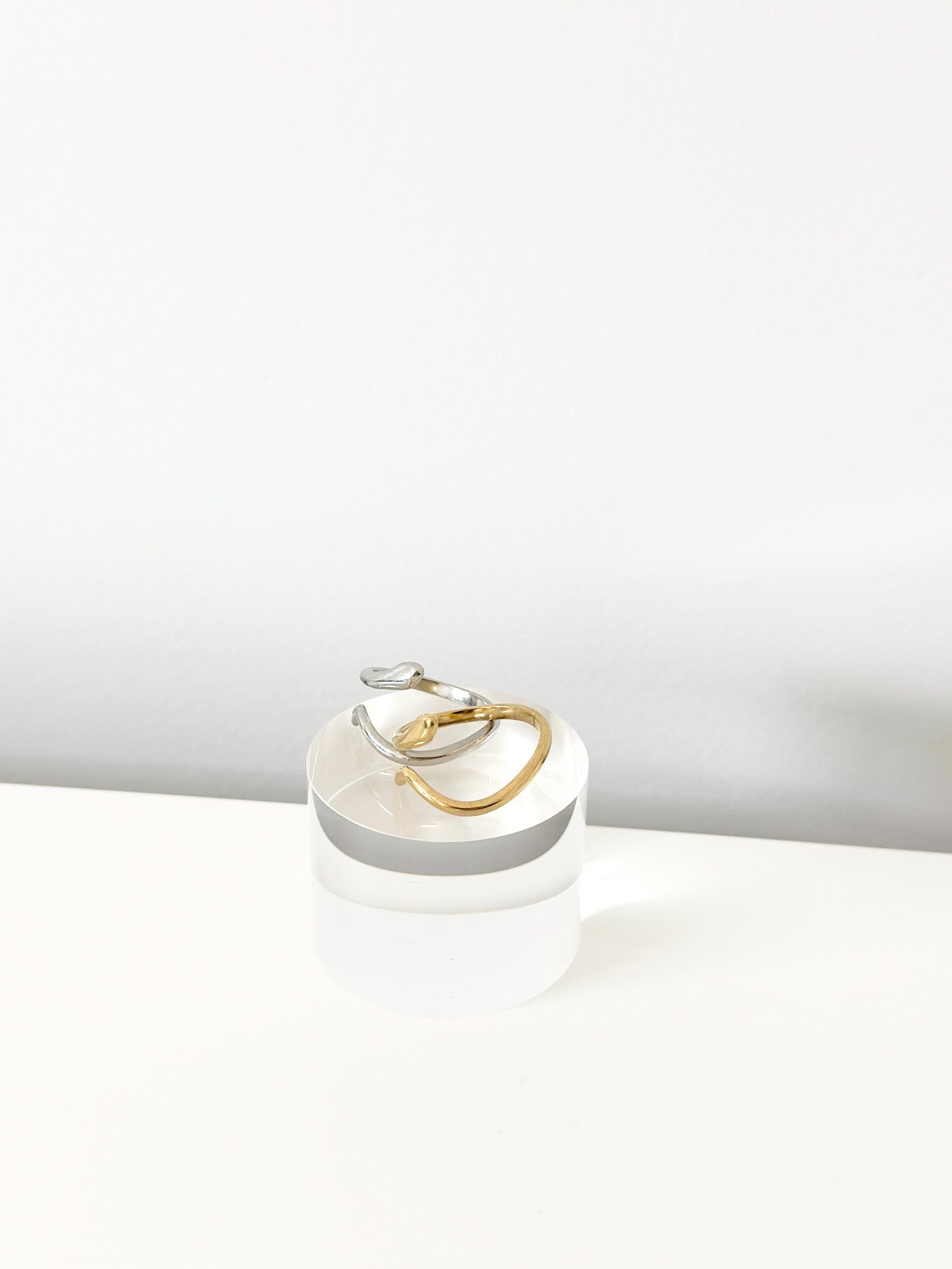 Wave Duo Ring - Jas | Gold & silver ring - Jas | Perfect On You