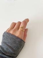 Wave Duo Ring - Jas | Gold & silver ring - Jas | Perfect On You