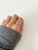 Wave Duo Ring - Jas | Gold & silver ring - Jas | Perfect On You