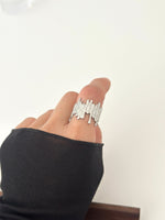 Wave Edge Ring - Jas | Gold & silver ring - Jas | Perfect On You