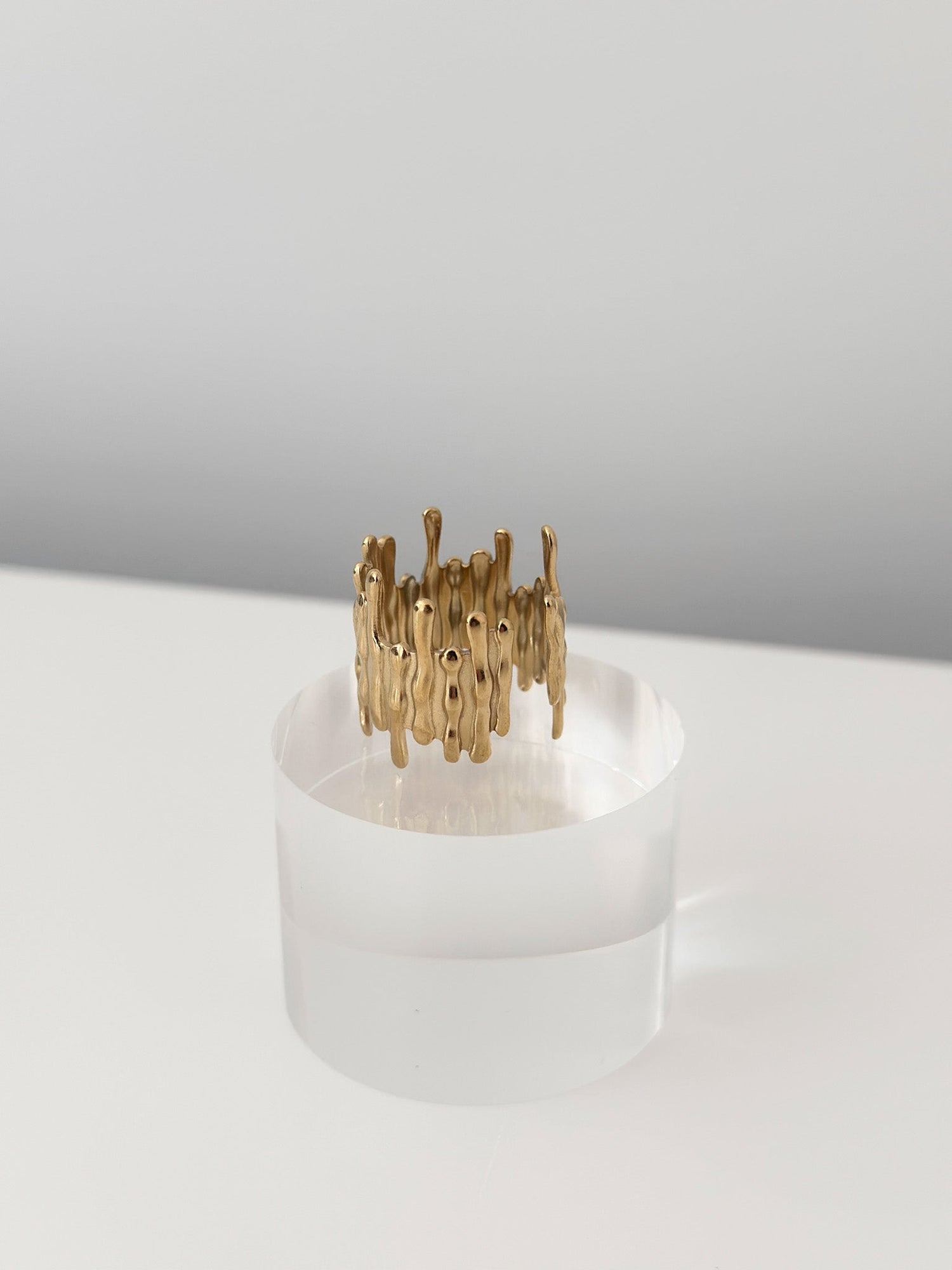 Wave Edge Ring - Jas | Gold & silver ring - Jas | Perfect On You