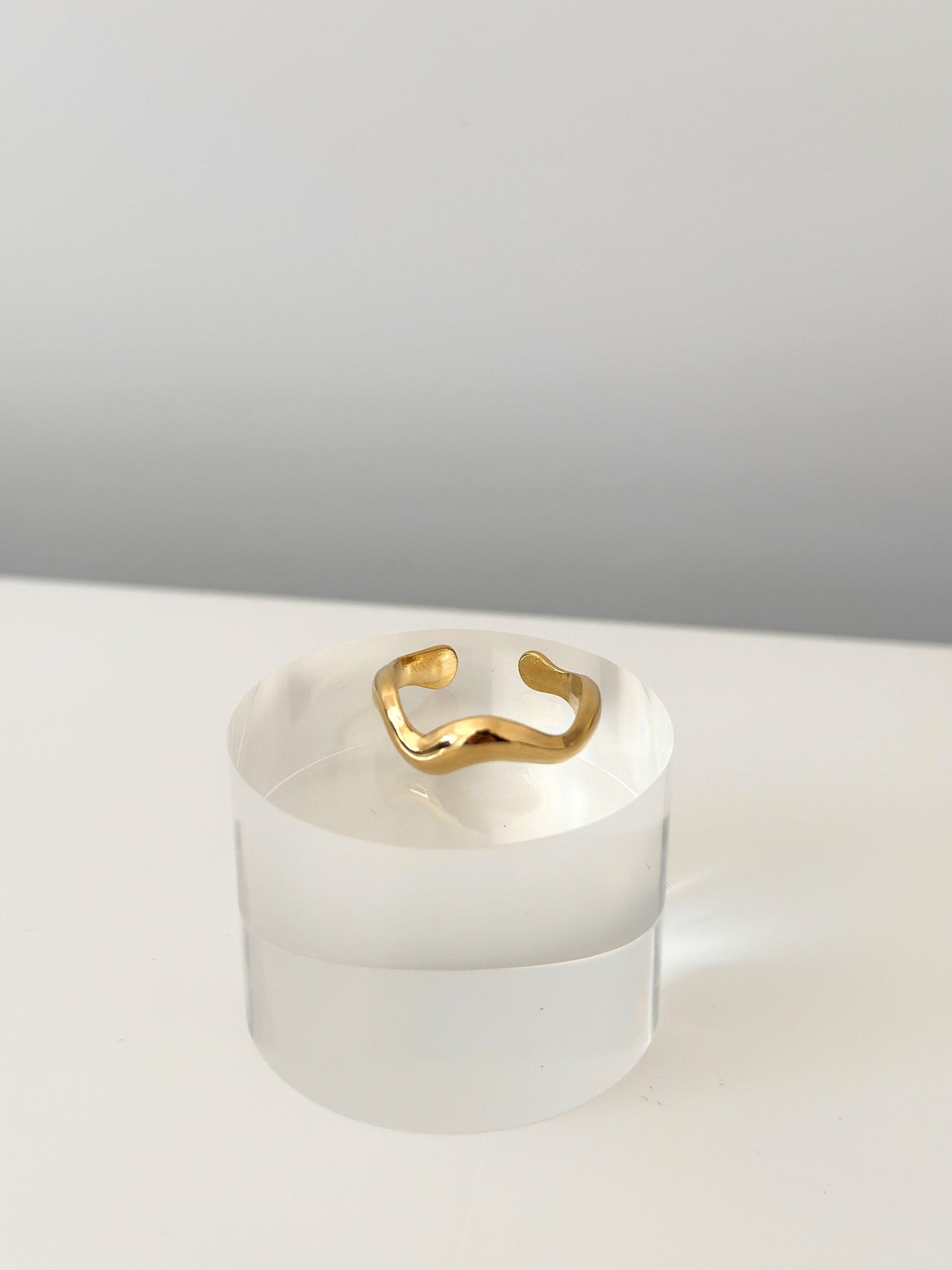 Wave Link Ring - Jas | Gold Ring - Jas | Perfect On You
