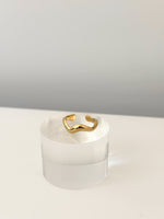 Wave Link Ring - Jas | Gold Ring - Jas | Perfect On You