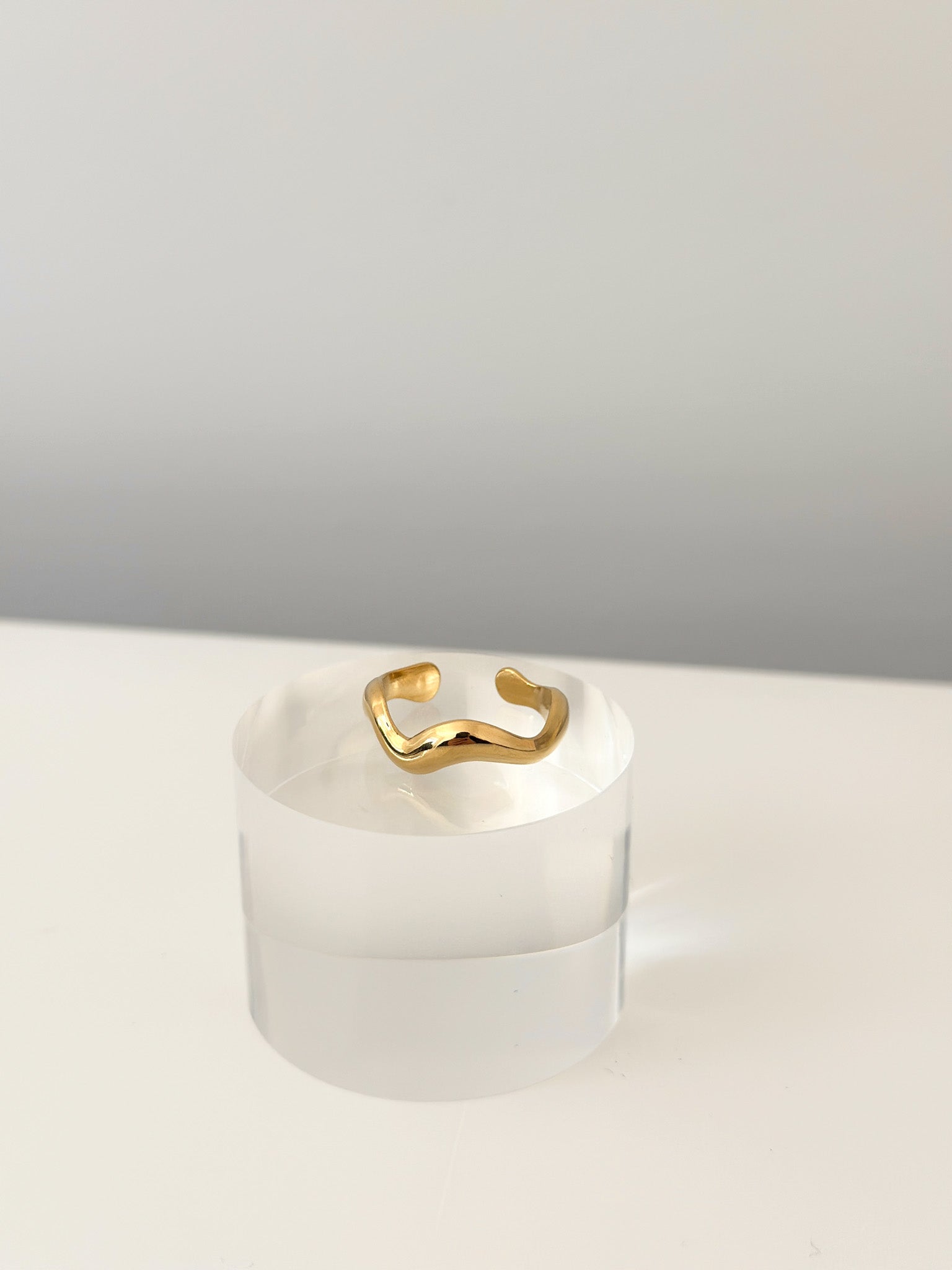 Wave Link Ring - Jas | Gold Ring - Jas | Perfect On You
