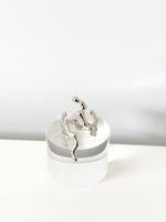 Wave Rhythm Ring - Jas | Gold & silver ring - Jas | Perfect On You