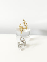 Wave Rhythm Ring - Jas | Gold & silver ring - Jas | Perfect On You