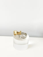 Wave Whisper Ring - Jas | Gold & silver ring - Jas | Perfect On You