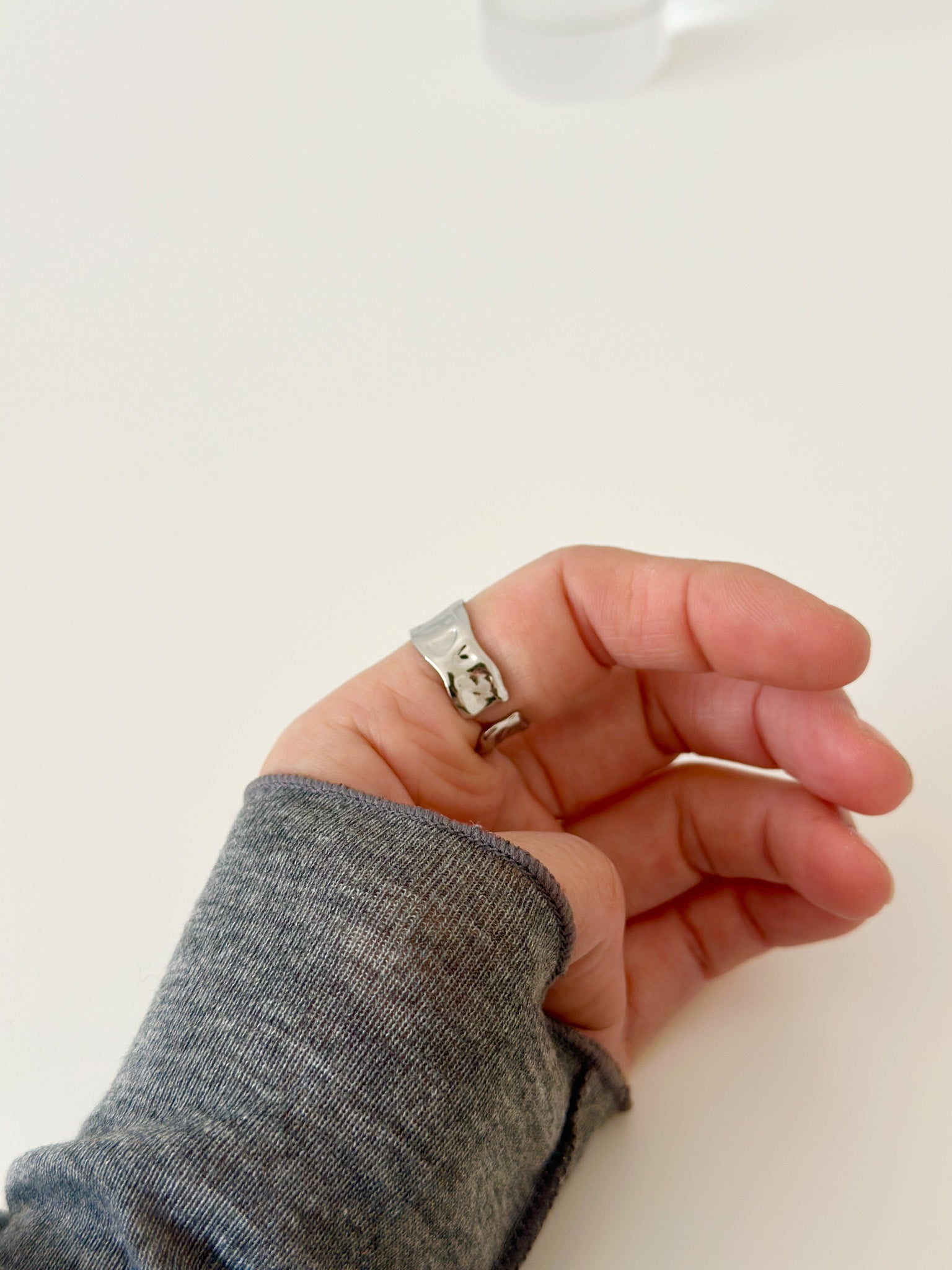 Wave Whisper Ring - Jas | Gold & silver ring - Jas | Perfect On You