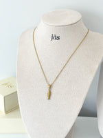 XIchthys Fish Symbol Necklace - Jas | Gold necklace - Jas | Perfect On You